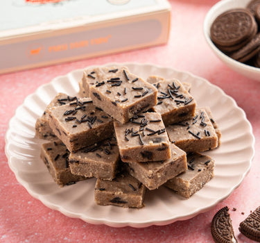 Cookies and cream Barfi